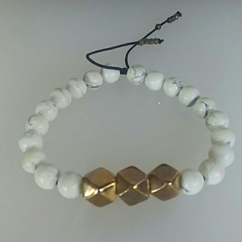 Howlite Bracelet by Designs by Ch Lovin.
